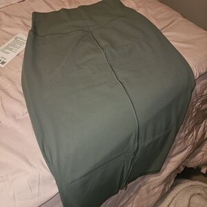 Lululemon Athletica Olive Pencil Skirt